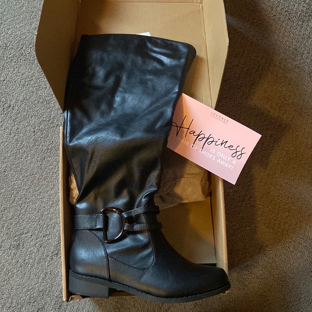 Journee Collection “Charming” - Black, tall boots